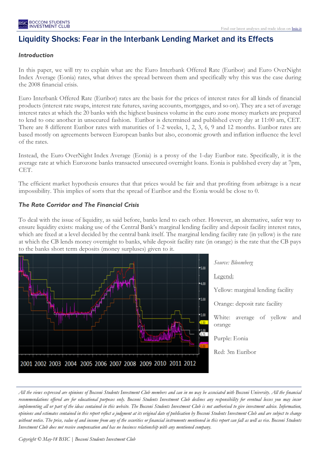 Liquidity Shocks: Fear in the Interbank Lending Market and Its Effects