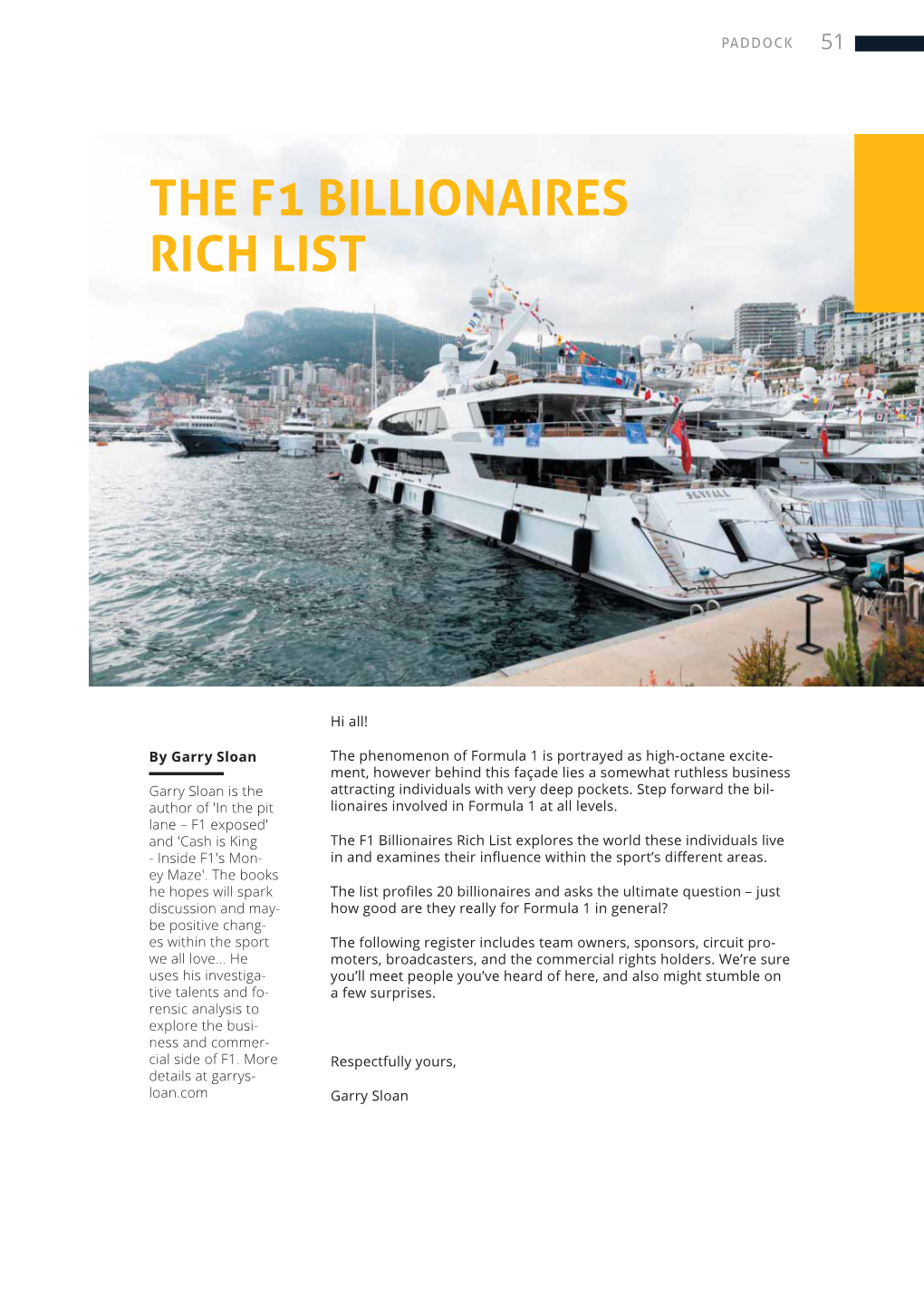 The F1 Billionaires Rich List