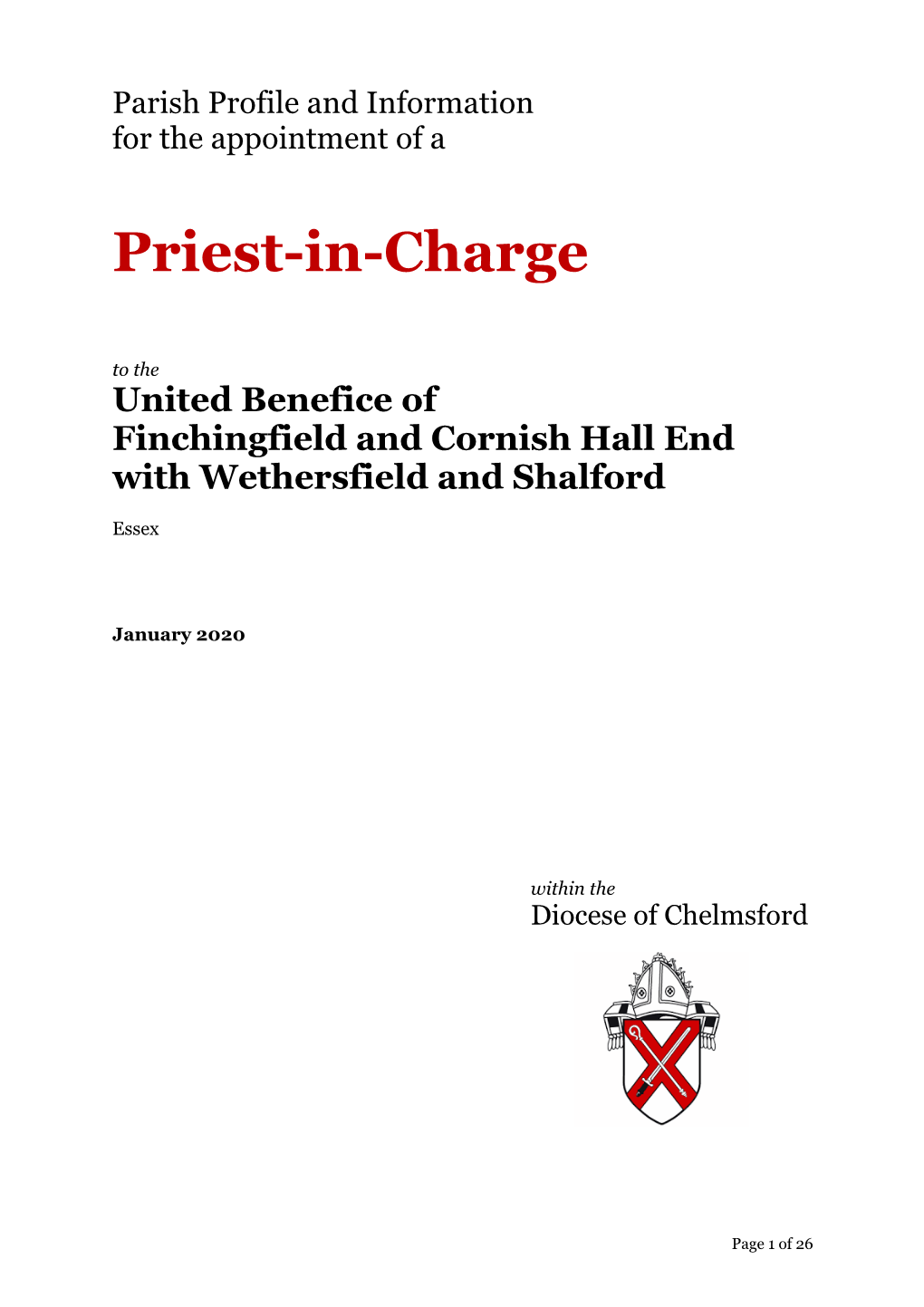 Benefice Profile for New Vicar V1 2