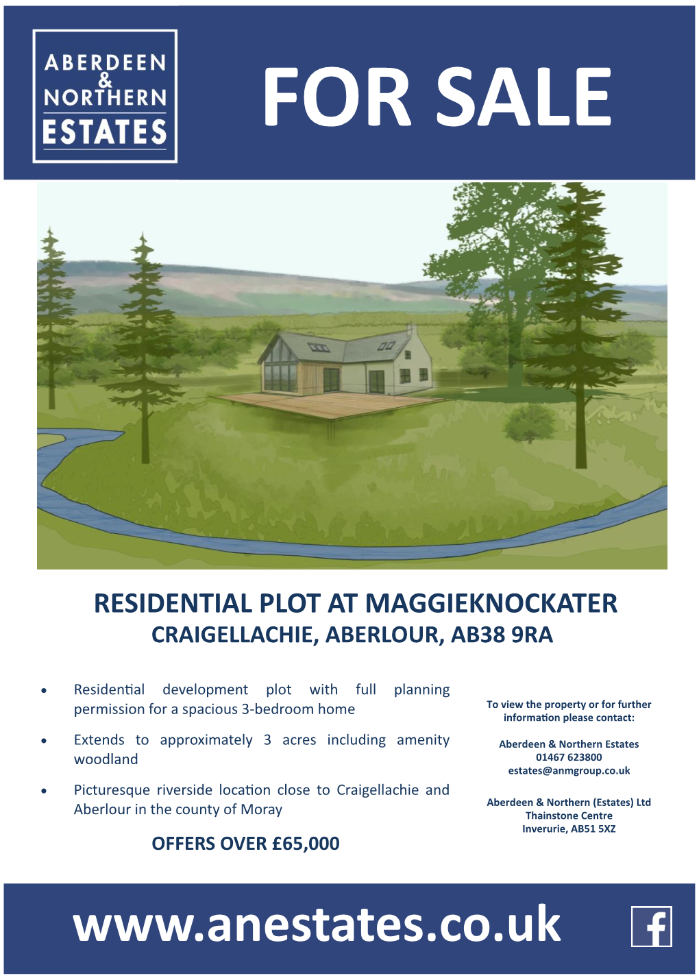 Residential Plot at Maggieknockater Craigellachie, Aberlour, Ab38 9Ra