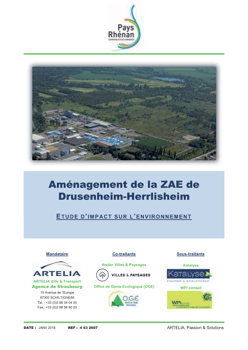 Aménagement De La ZAE De Drusenheim-Herrlisheim
