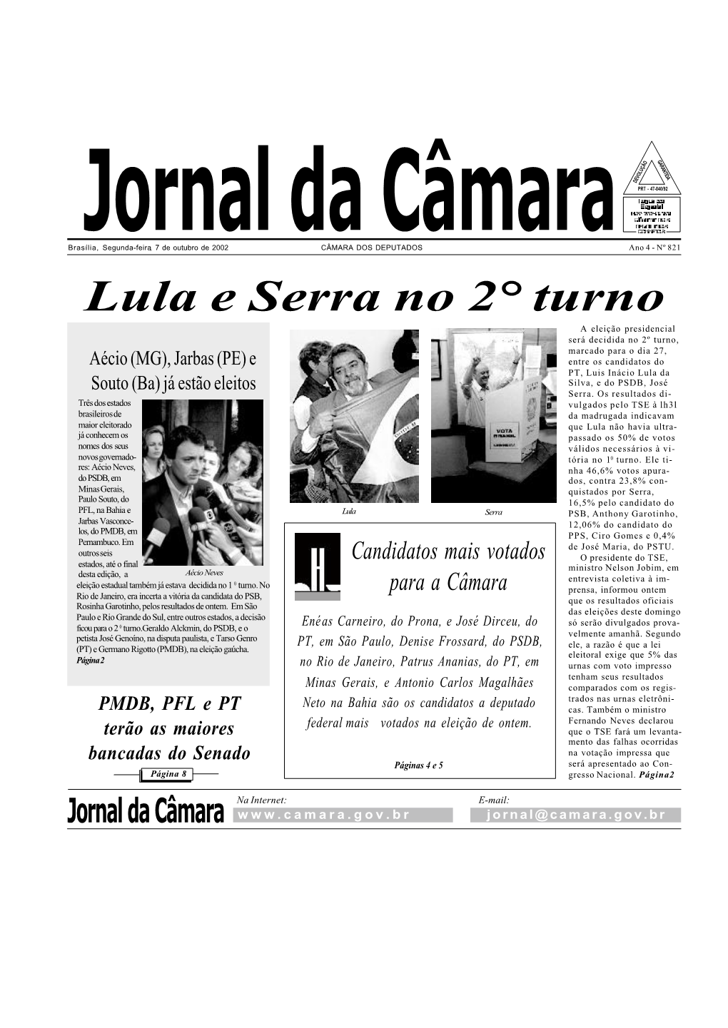 H:\Jornal PDF\Jornal Da Câmara