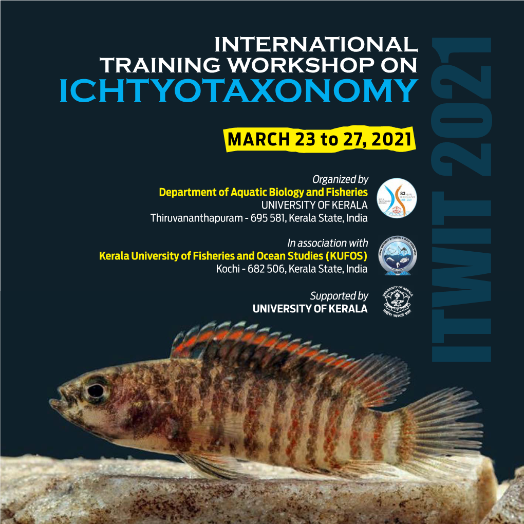 International Training Workshop on Ichtyotaxonomy