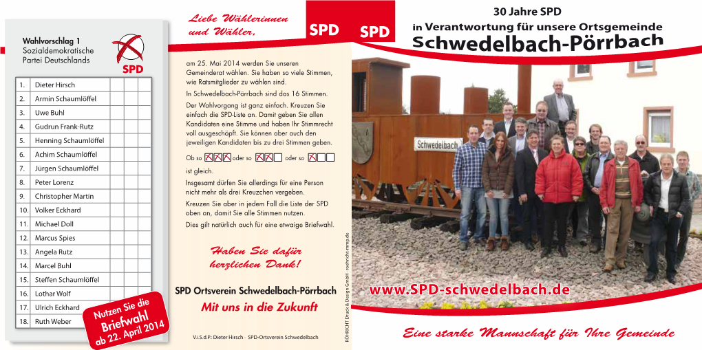 SPD Schwedelbach