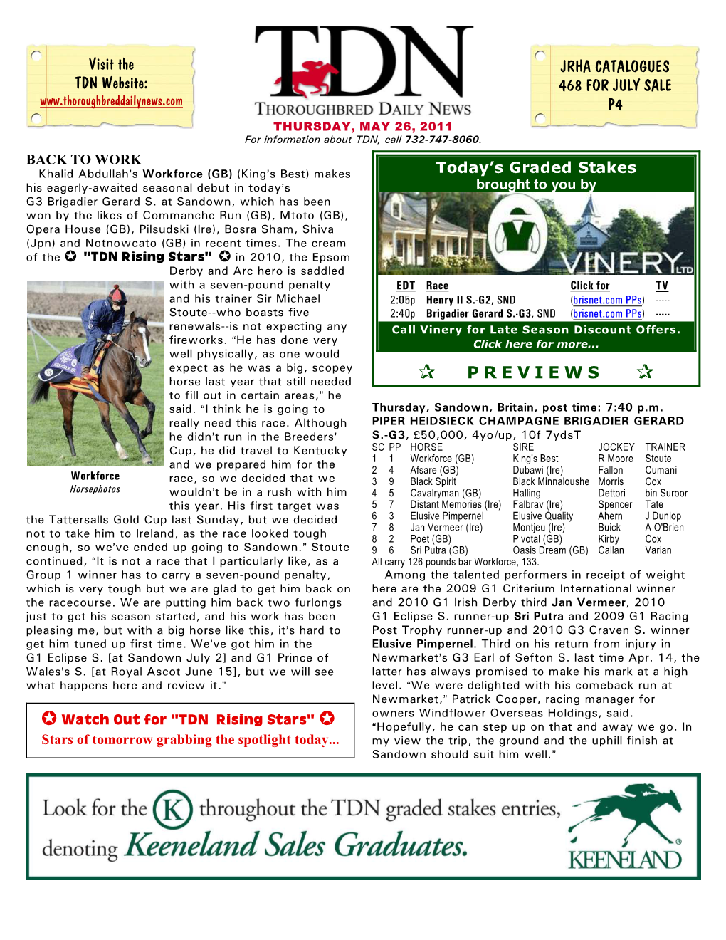 Visit the TDN Website