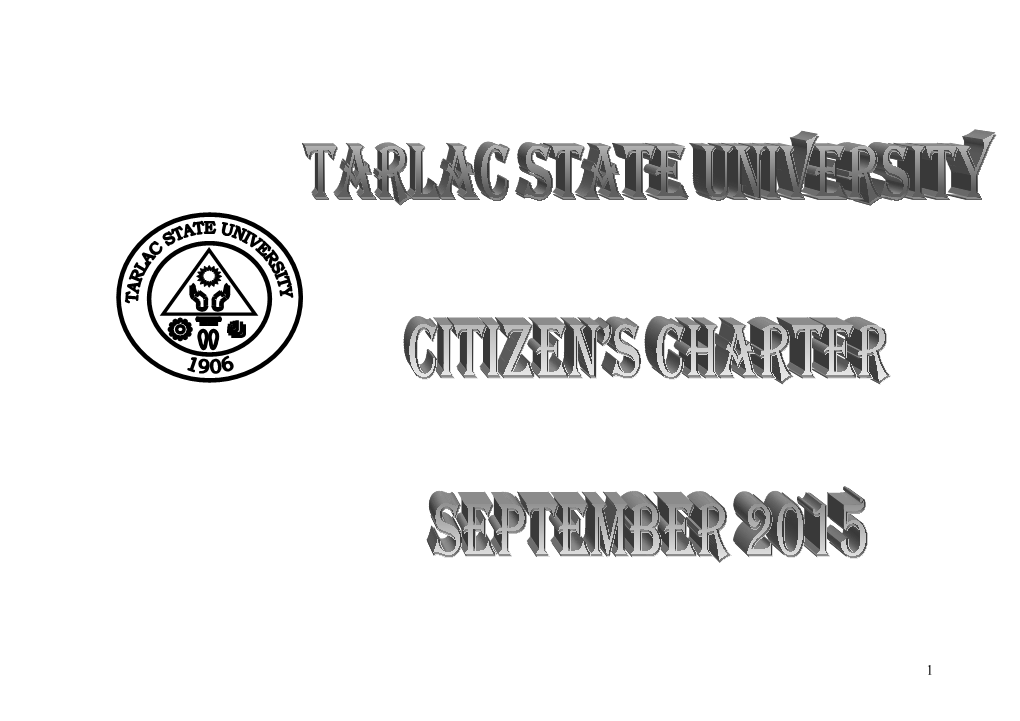 Citizen's Charter 2015