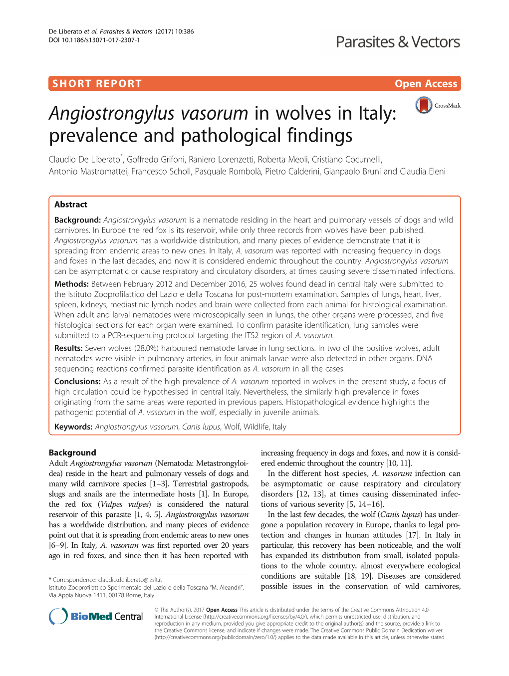 Angiostrongylus Vasorum