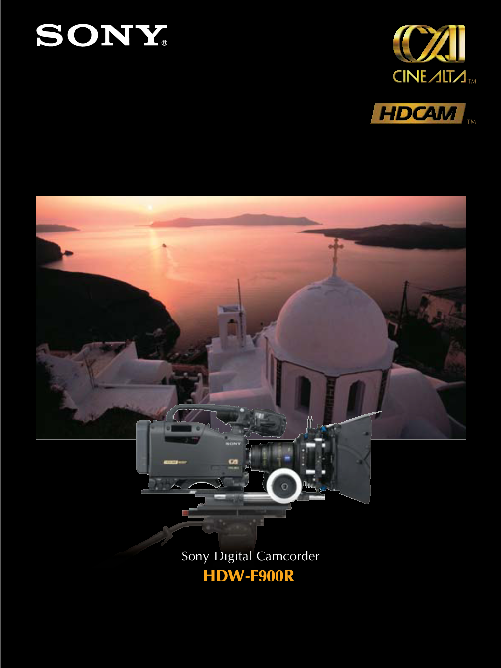 Sony Digital Camcorder HDW-F900R Exploring