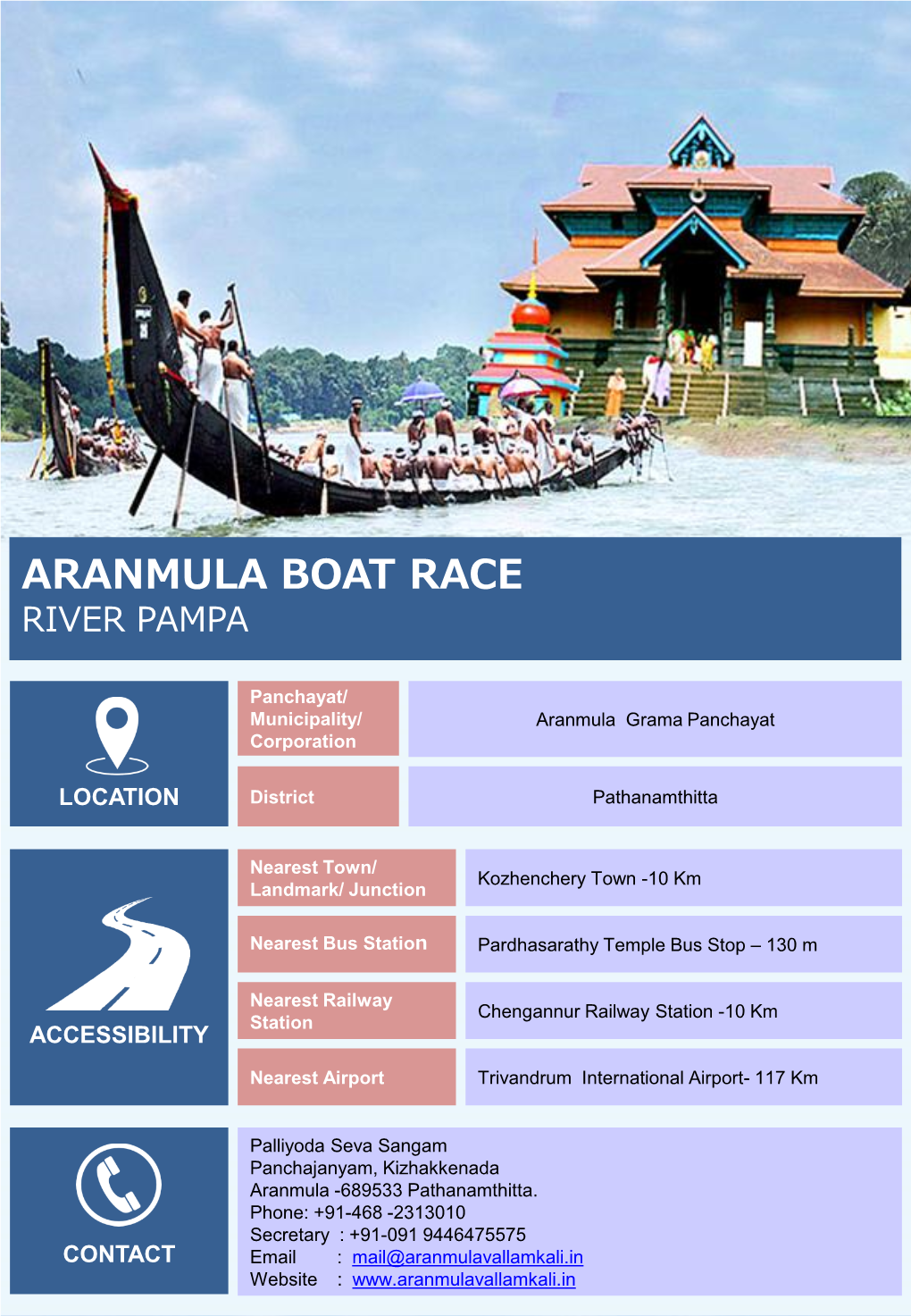 Aranmula Boat Race River Pampa