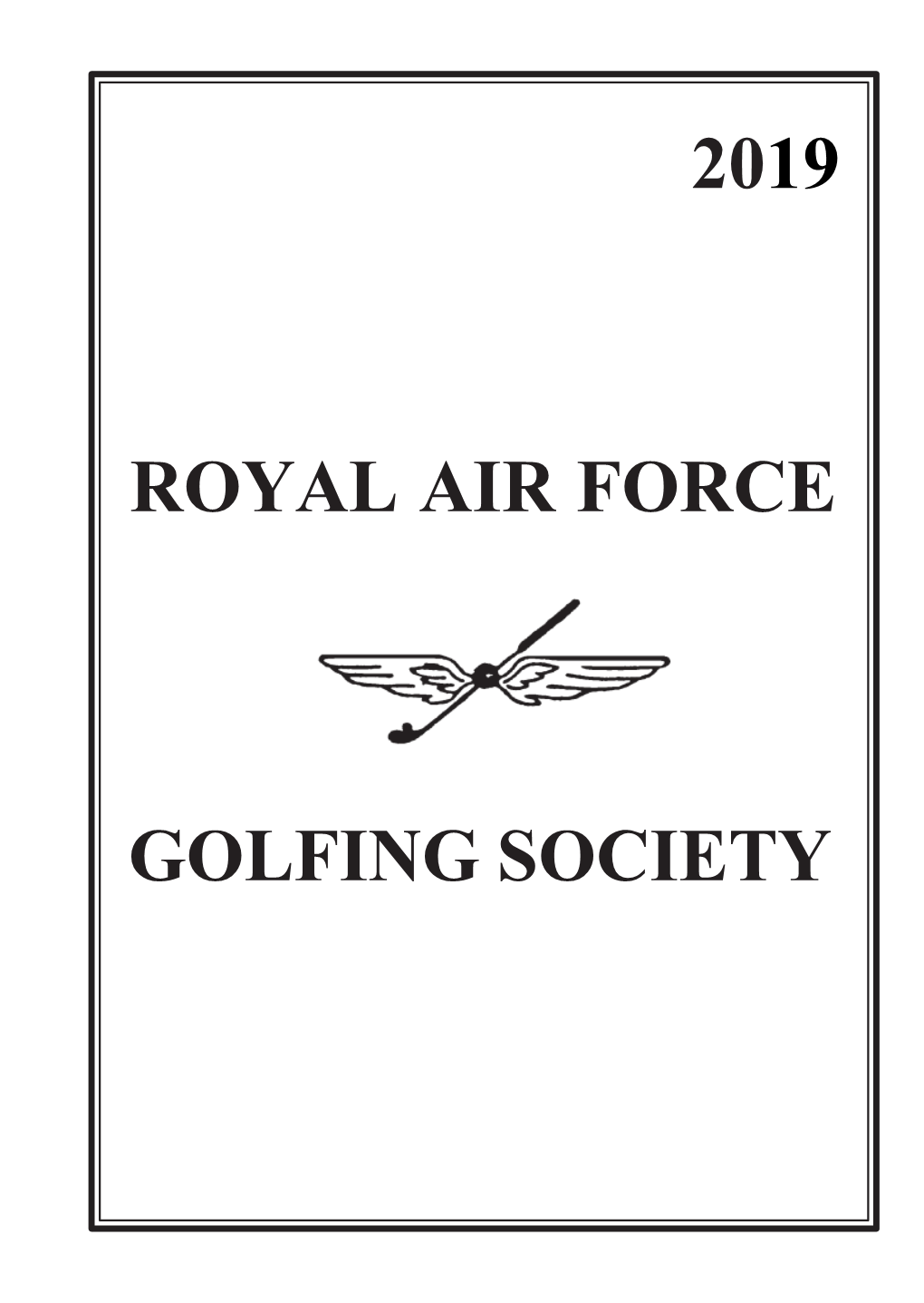 2019 Royal Air Force Golfing Society