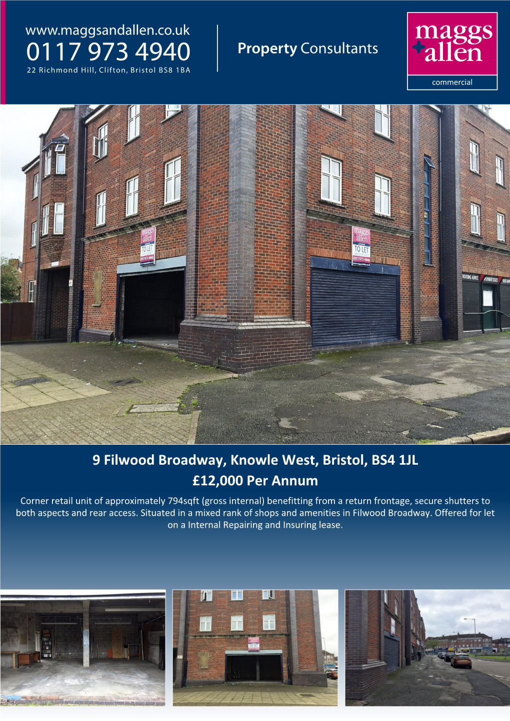 Property Consultants 9 Filwood Broadway, Knowle West, Bristol