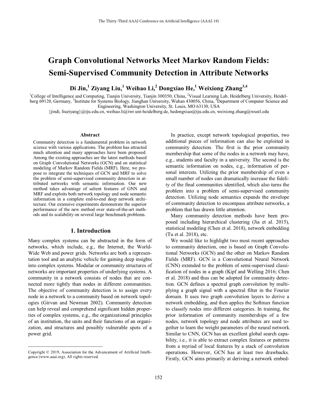 Graph Convolutional Networks Meet Markov Random Fields: Semi-Supervised Community Detection in Attribute Networks