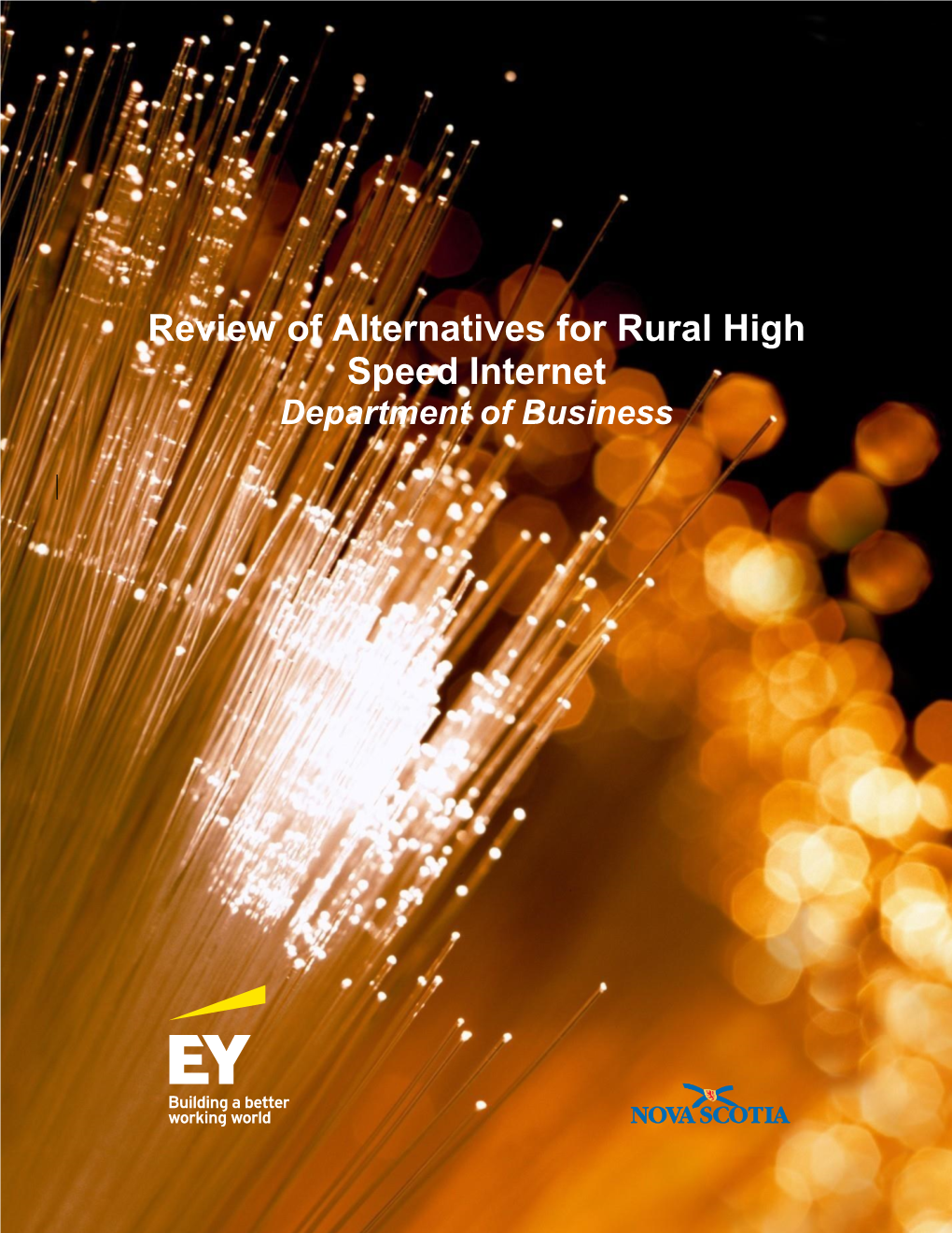 Review of Alternatives for Rural High Speed Internet 39 Page PDF File Size