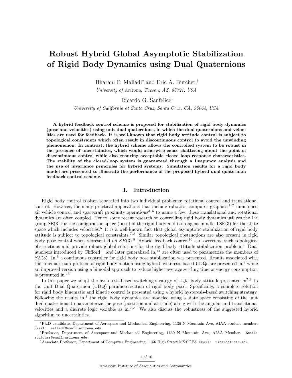 Robust Hybrid Global Asymptotic Stabilization of Rigid Body Dynamics Using Dual Quaternions