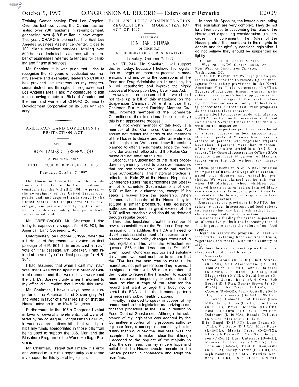 CONGRESSIONAL RECORD— Extensions of Remarks E2009 HON