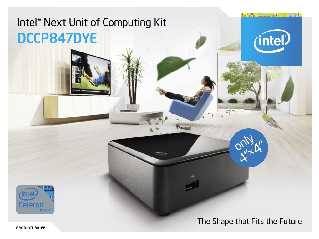 Intel® Next Unit of Computing Kit DCCP847DYE