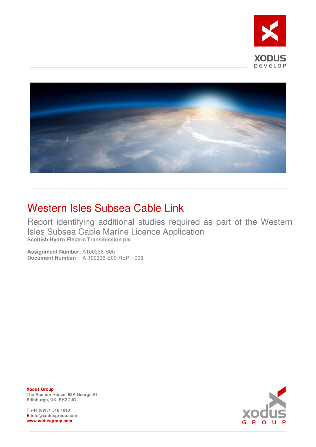 Western Isles Subsea Cable Link