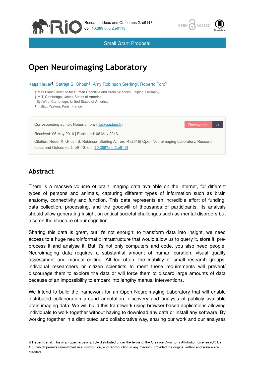 Open Neuroimaging Laboratory