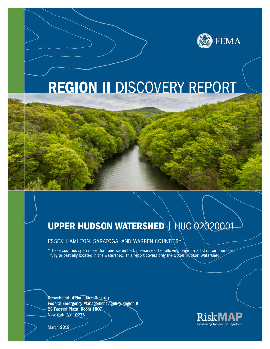 Flood Risk Discovery Report Upper Hudson Watershed