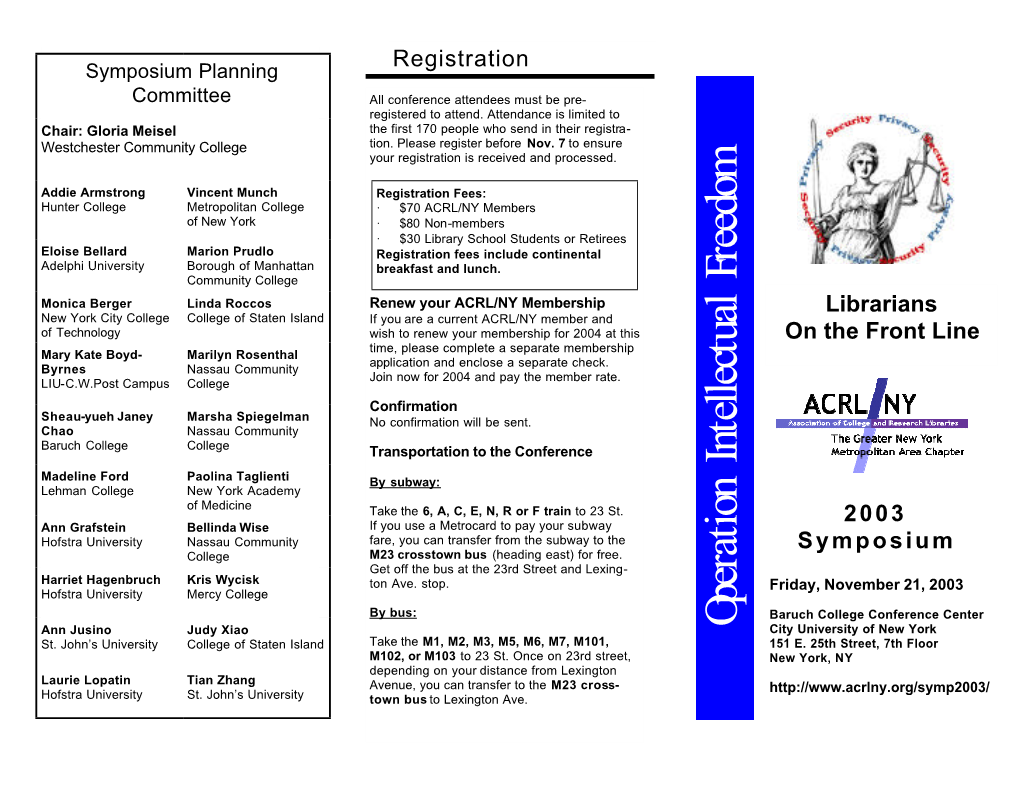 Registration Brochure