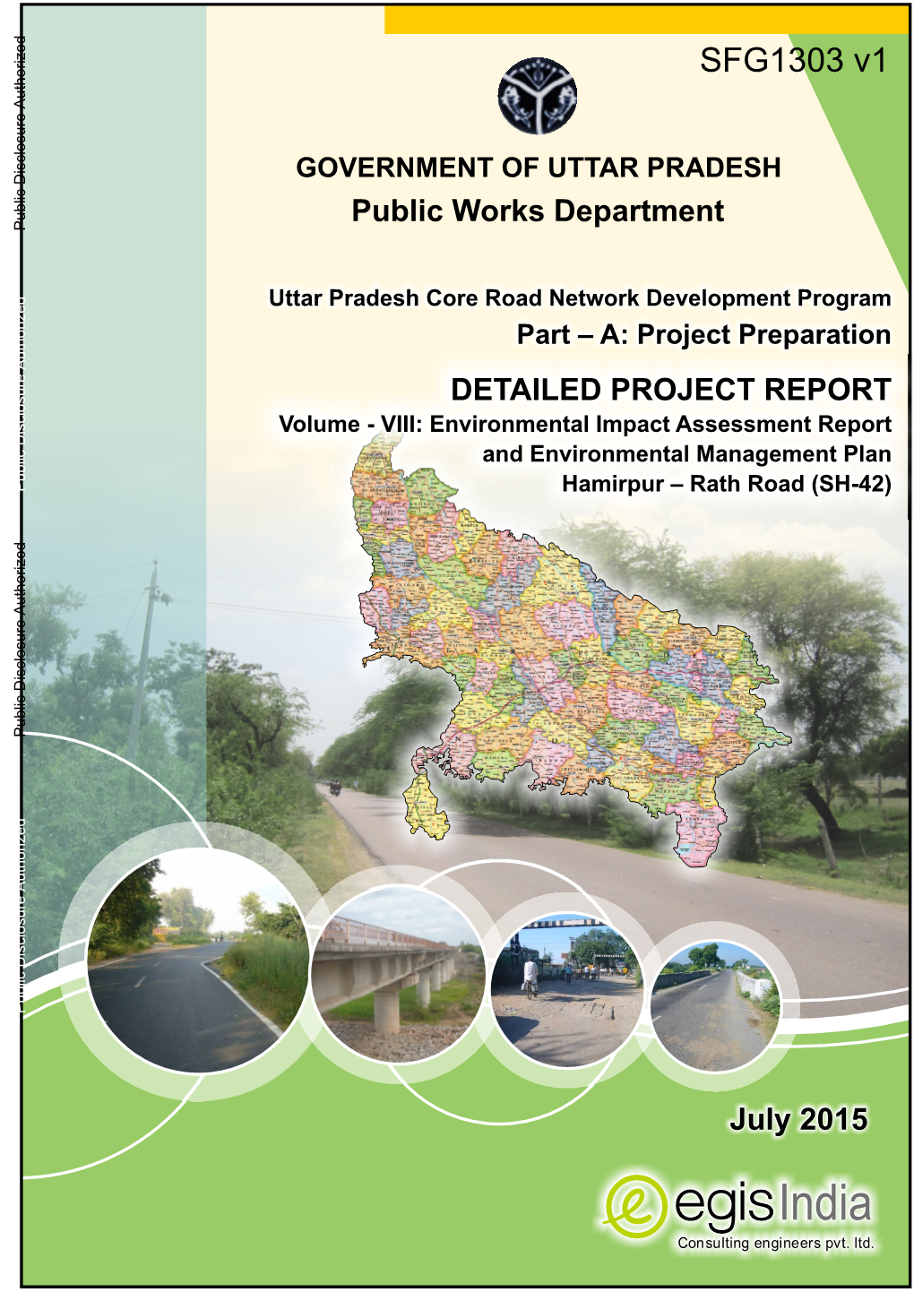 Rath Road (SH-42) Public Disclosure Authorized Public Disclosure Authorized