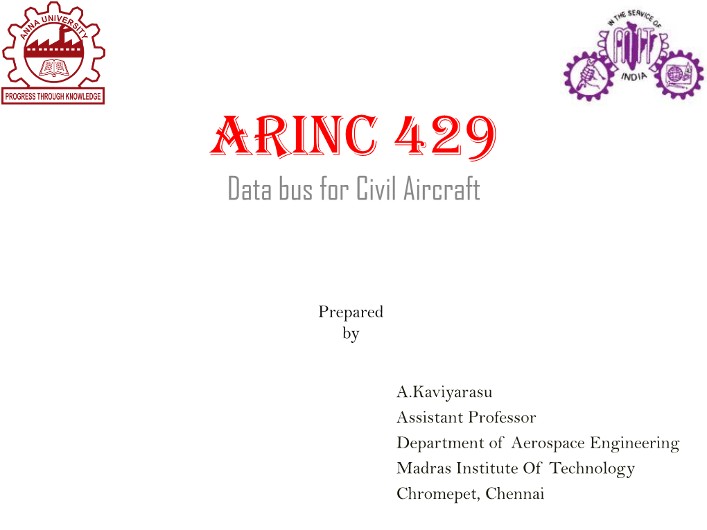 ARINC 429 Data Bus for Civil Aircraft