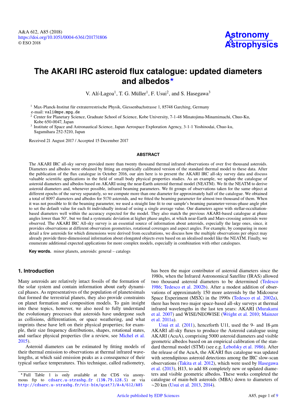 The AKARI IRC Asteroid Flux Catalogue