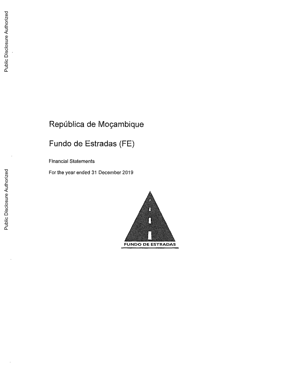República De Mogambique Fundo De Estradas (FE)