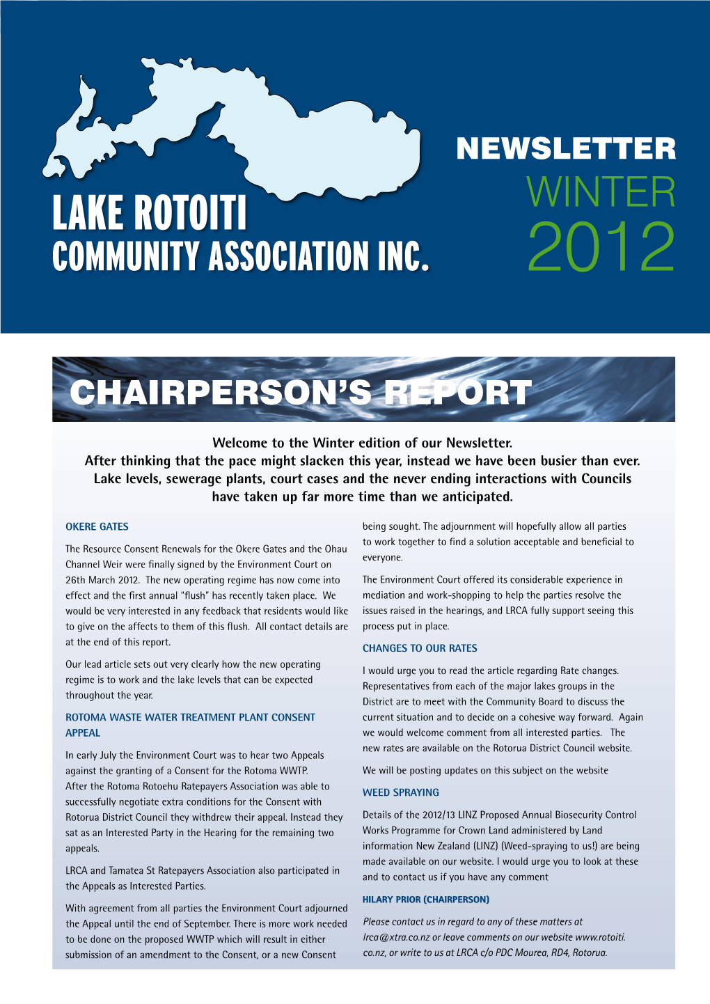 LRCA Newsletter Winter 2012.Pdf