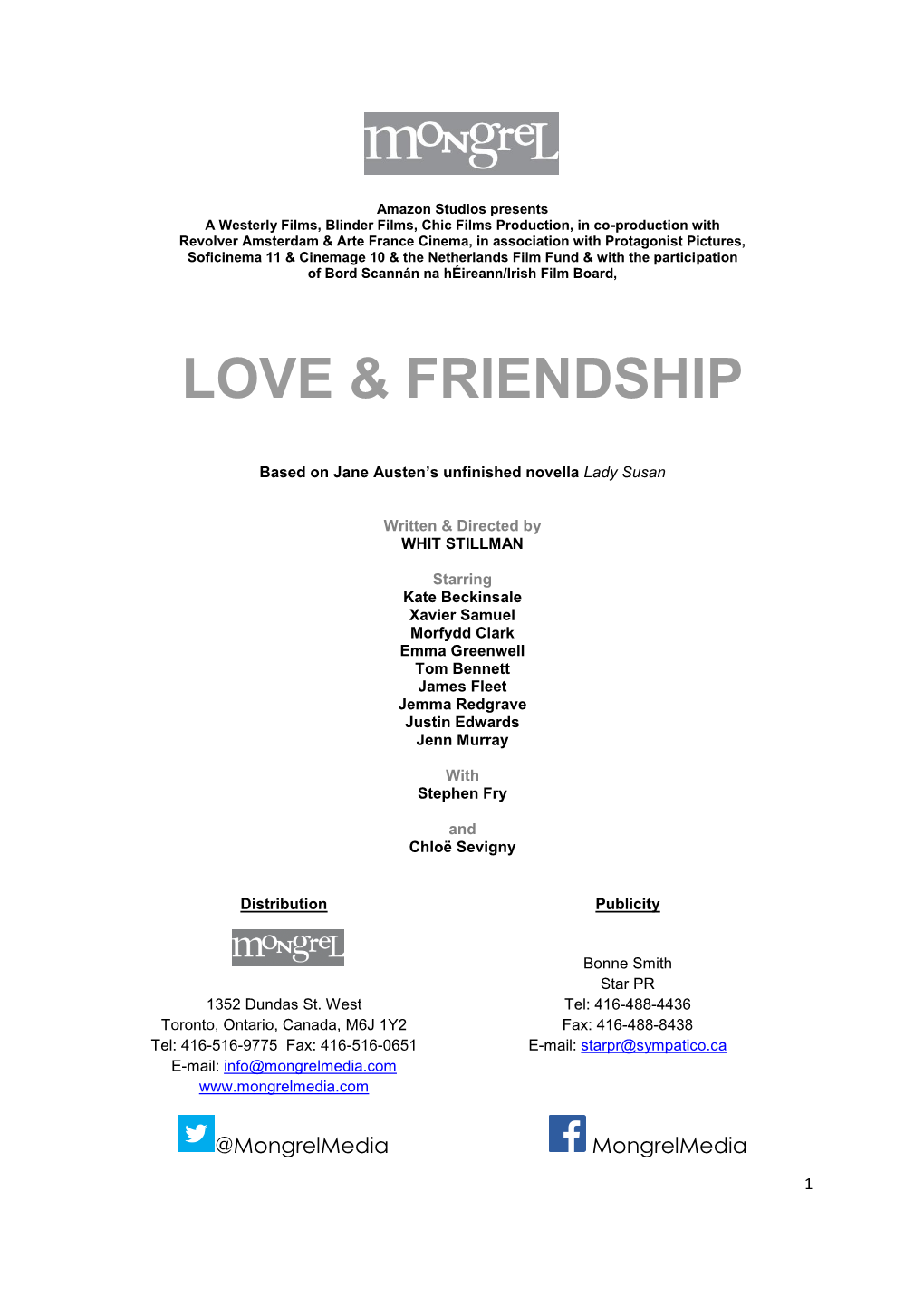 Love & Friendship