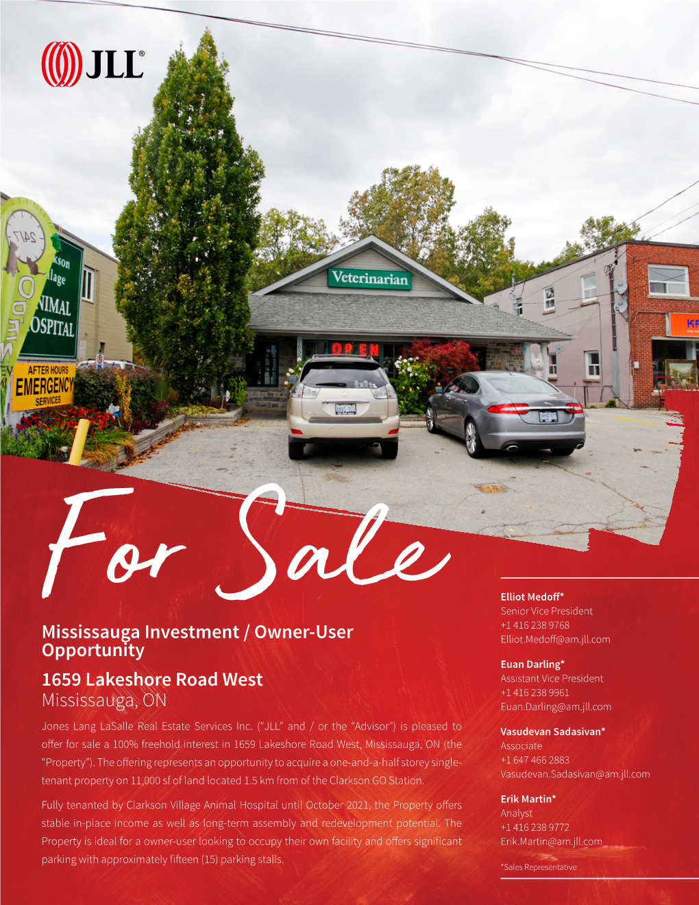 Mississauga Investment / Owner-User Opportunity 1659 Lakeshore Road