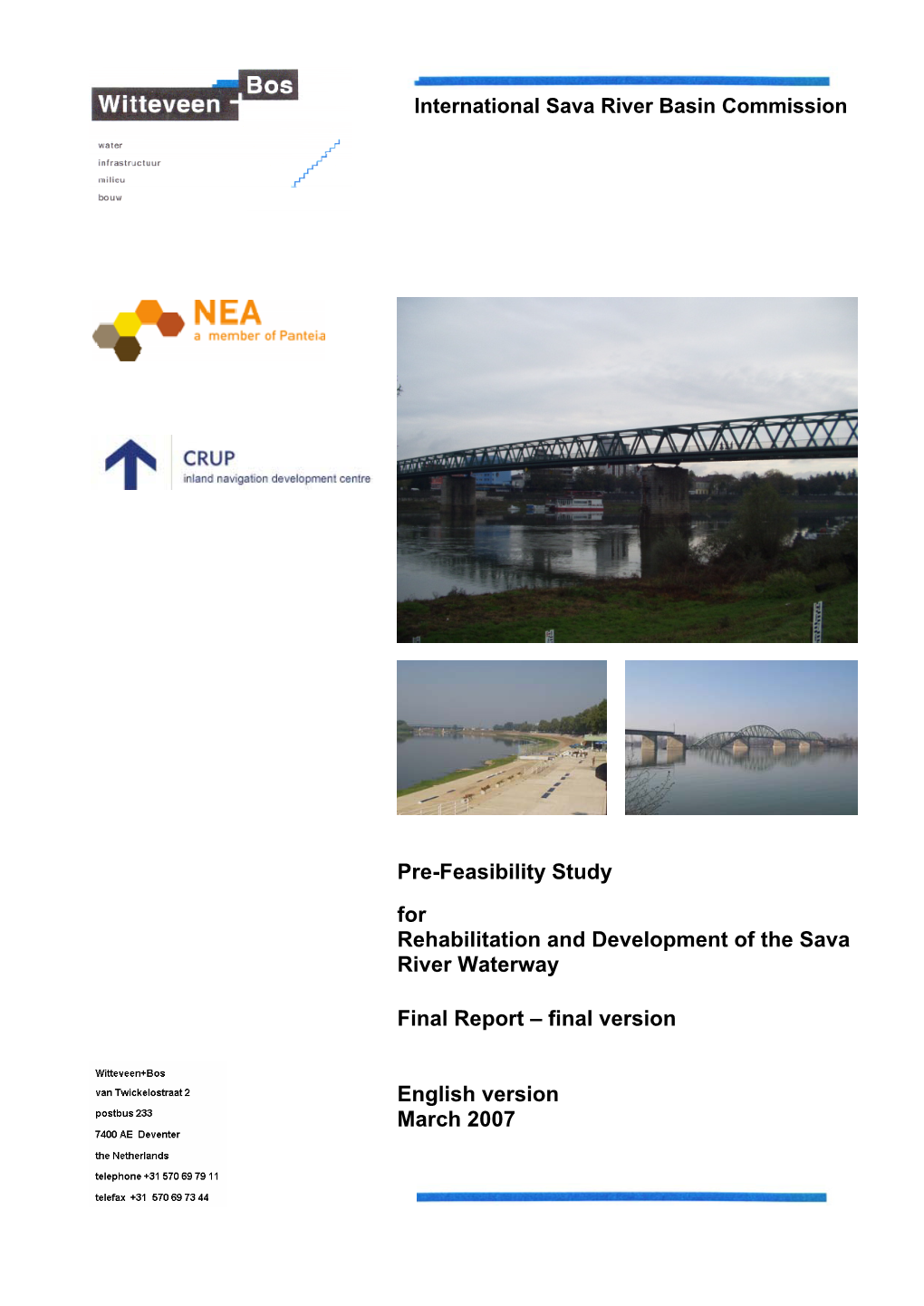 International Sava River Basin Commission Pre-Feasibility Study