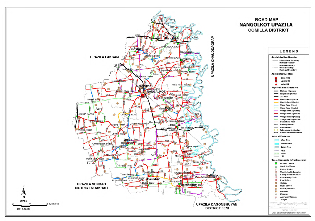 Inventory of LGED Road Network, March 2005, Bangladesh