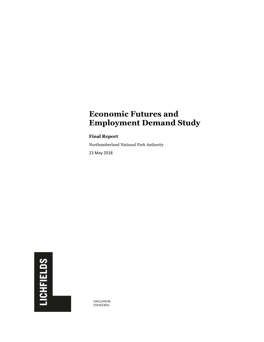 Economic Futures and Employment Demand Study 2018