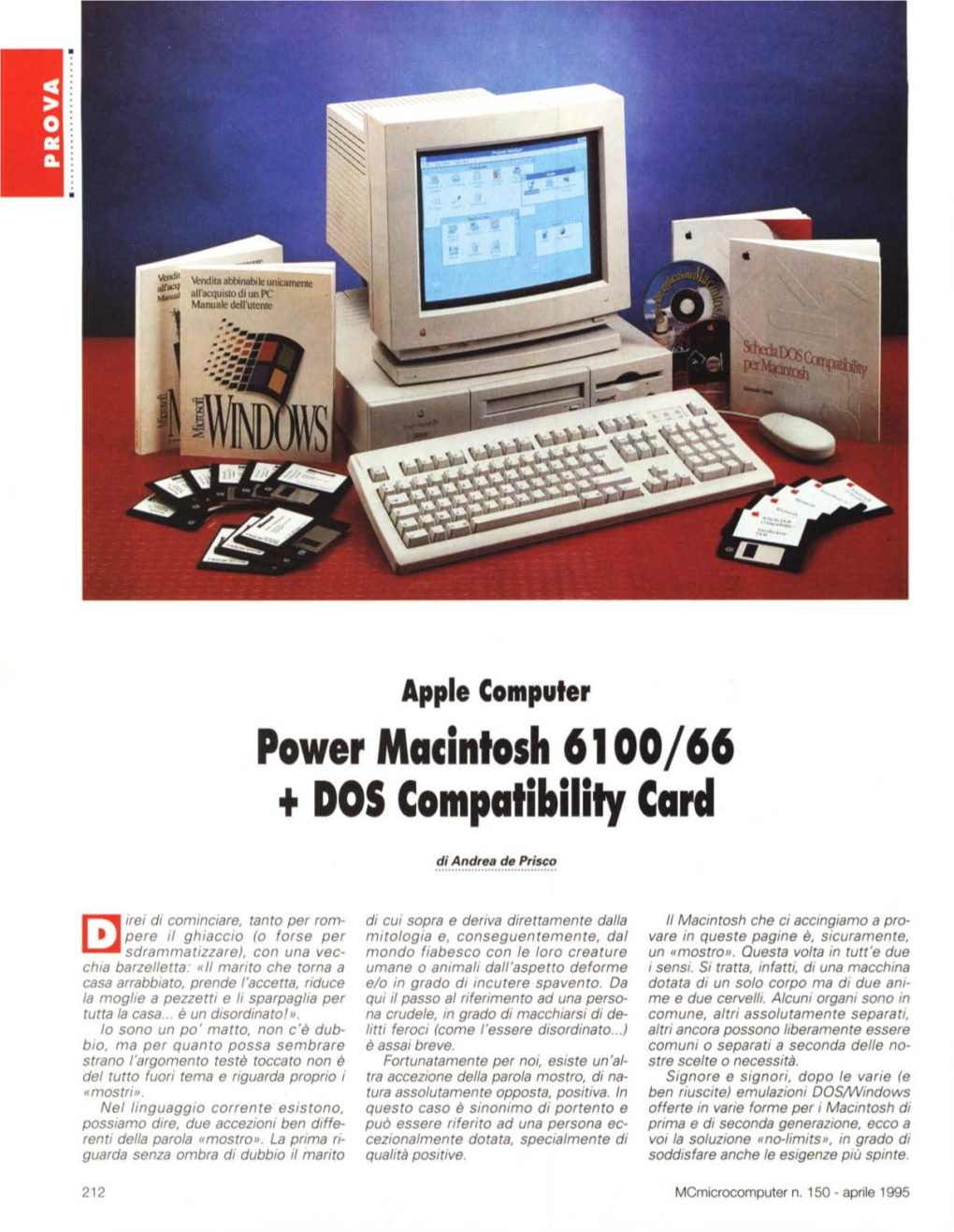 Power Macinlosh 61 00/66 + Doscompatibility Card