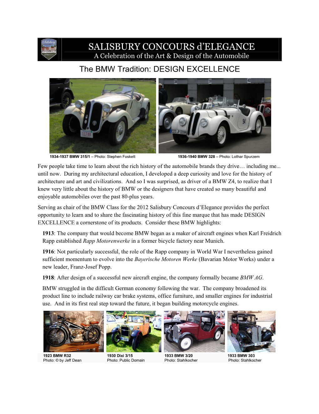 SALISBURY CONCOURS D'elegance