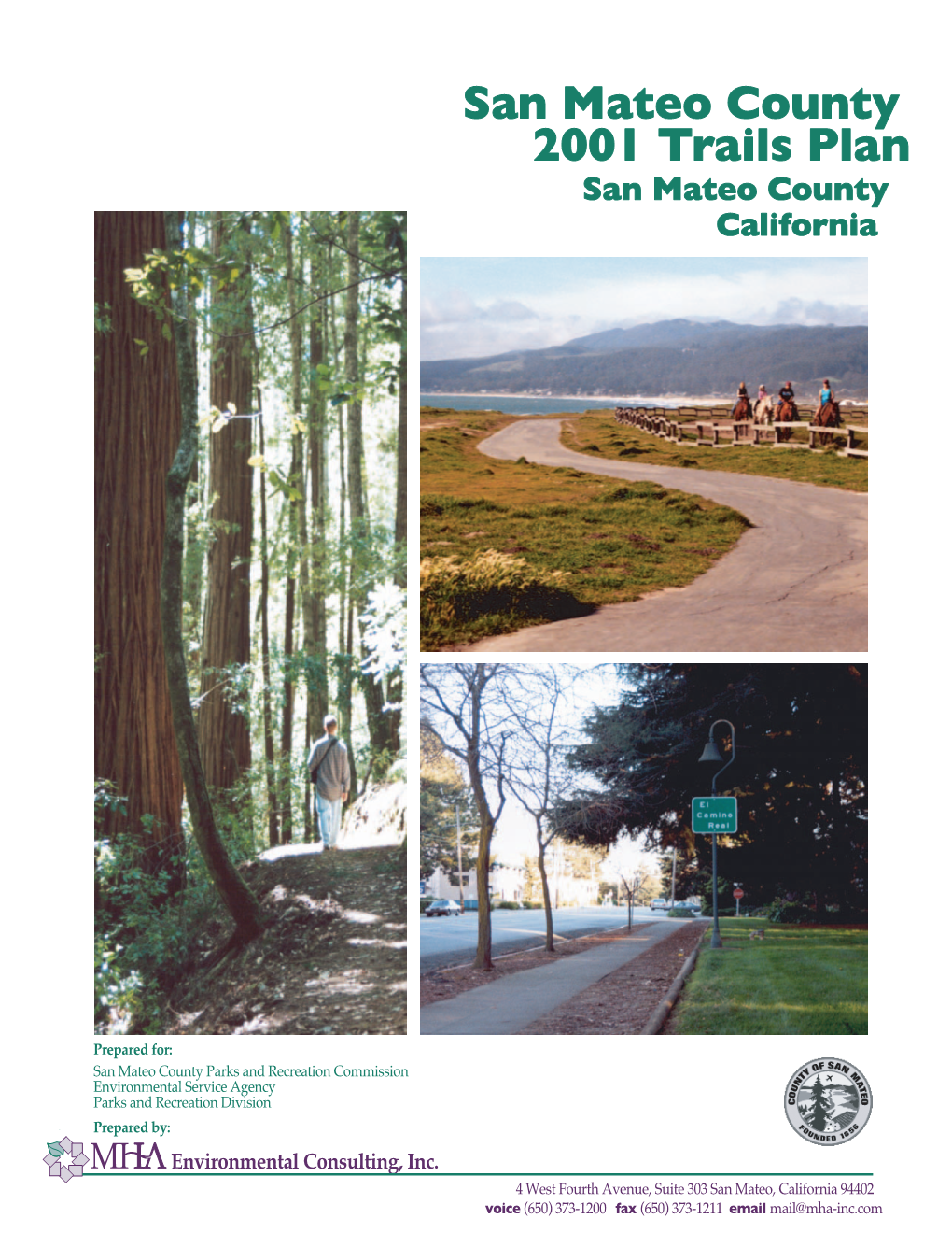 San Mateo Count San Mateo County 2001 Trails Plan