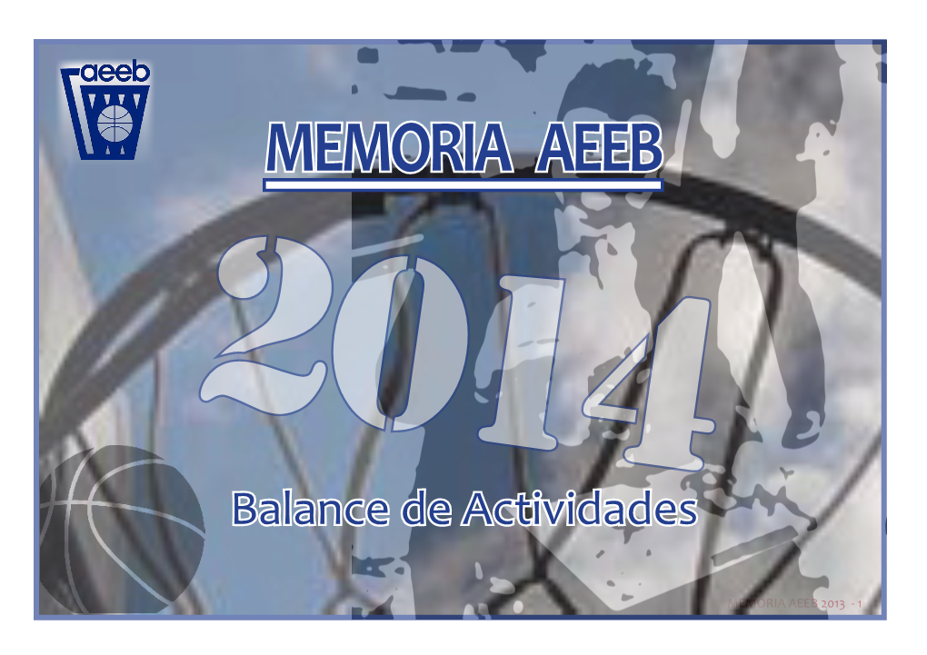 Memoria De Actividades 2014