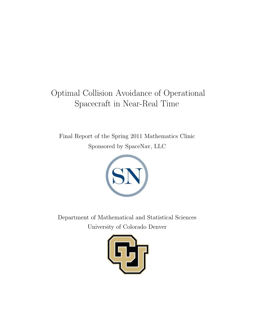 Optimal Collision Avoidance of Operational Spacecraft in Near-Real Time