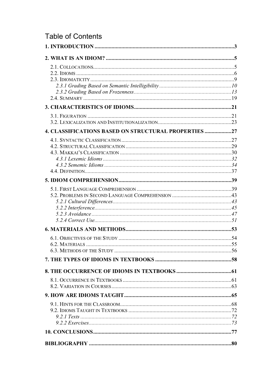 Table of Contents 1