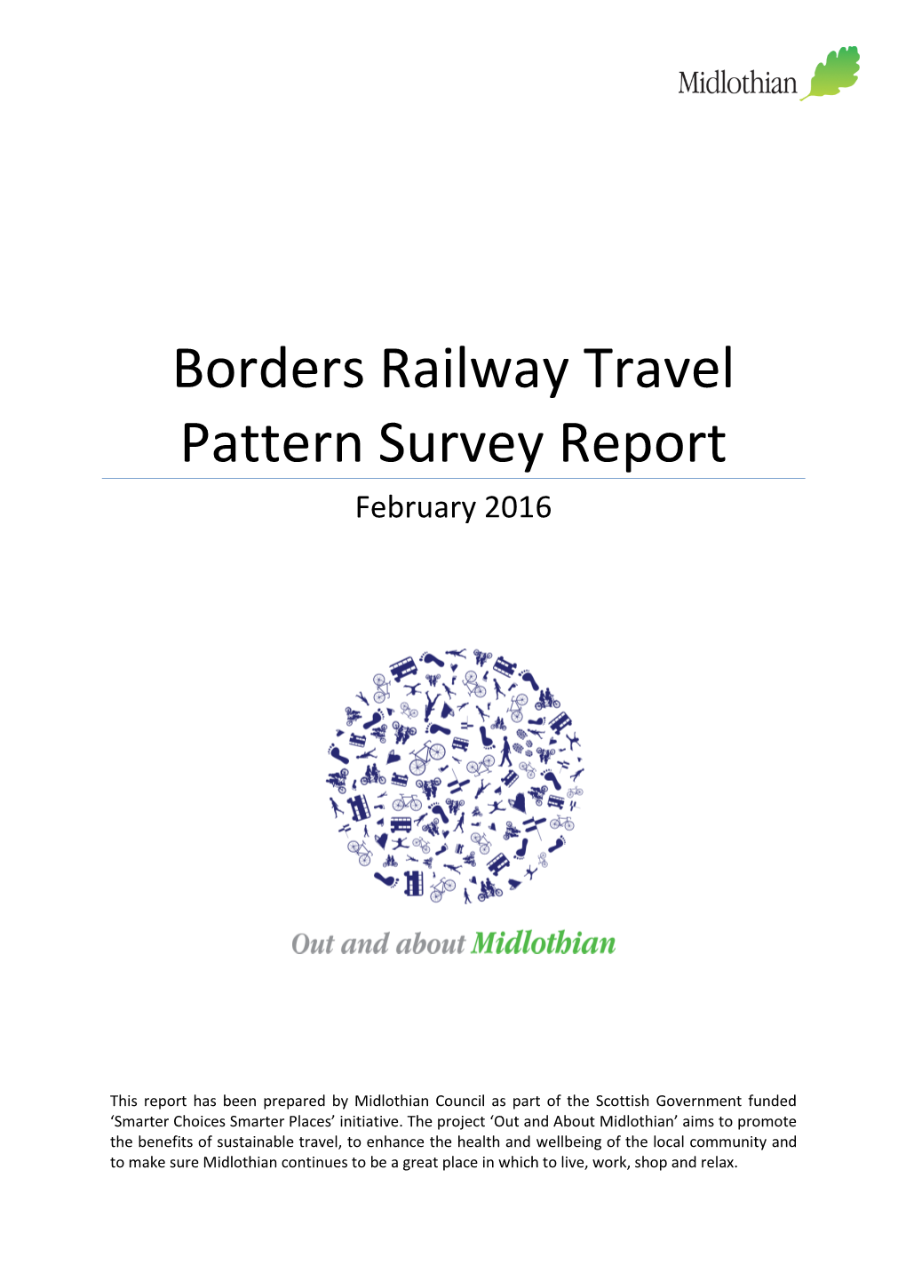 Borders Railway Travel Pattern Survey Report February 2016