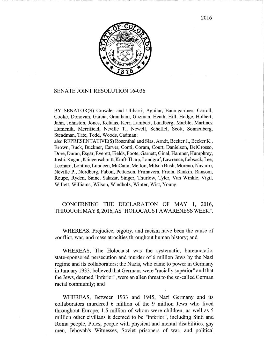 2016 Senate Joint Resolution 16