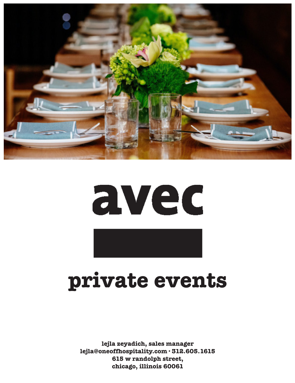 Private Events