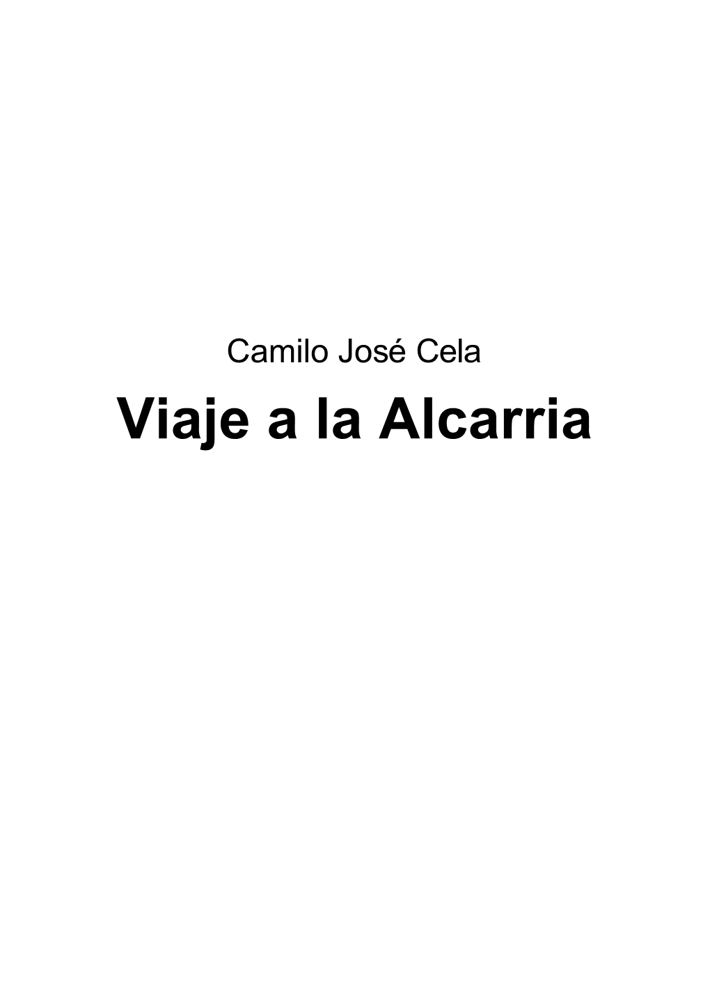 Viaje a La Alcarria