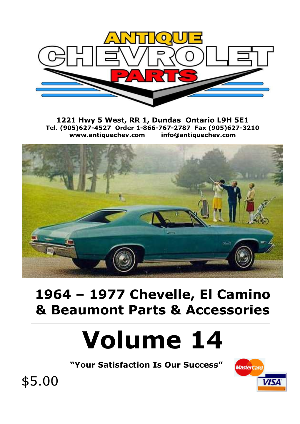 1977 Chevelle, El Camino & Beaumont Parts & Accessories Volume 14