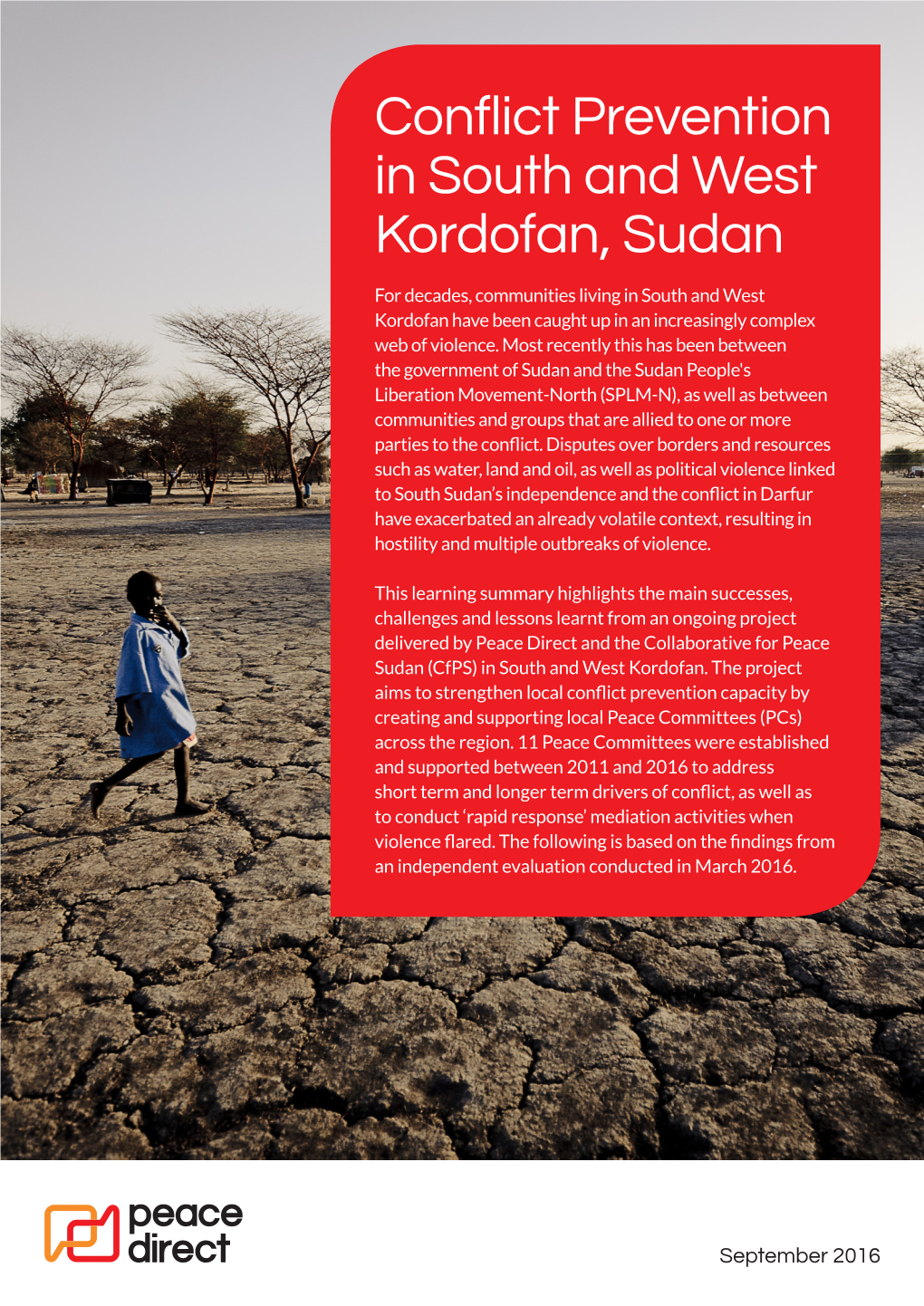 Conflict Prevention in South and West Kordofan, Sudan