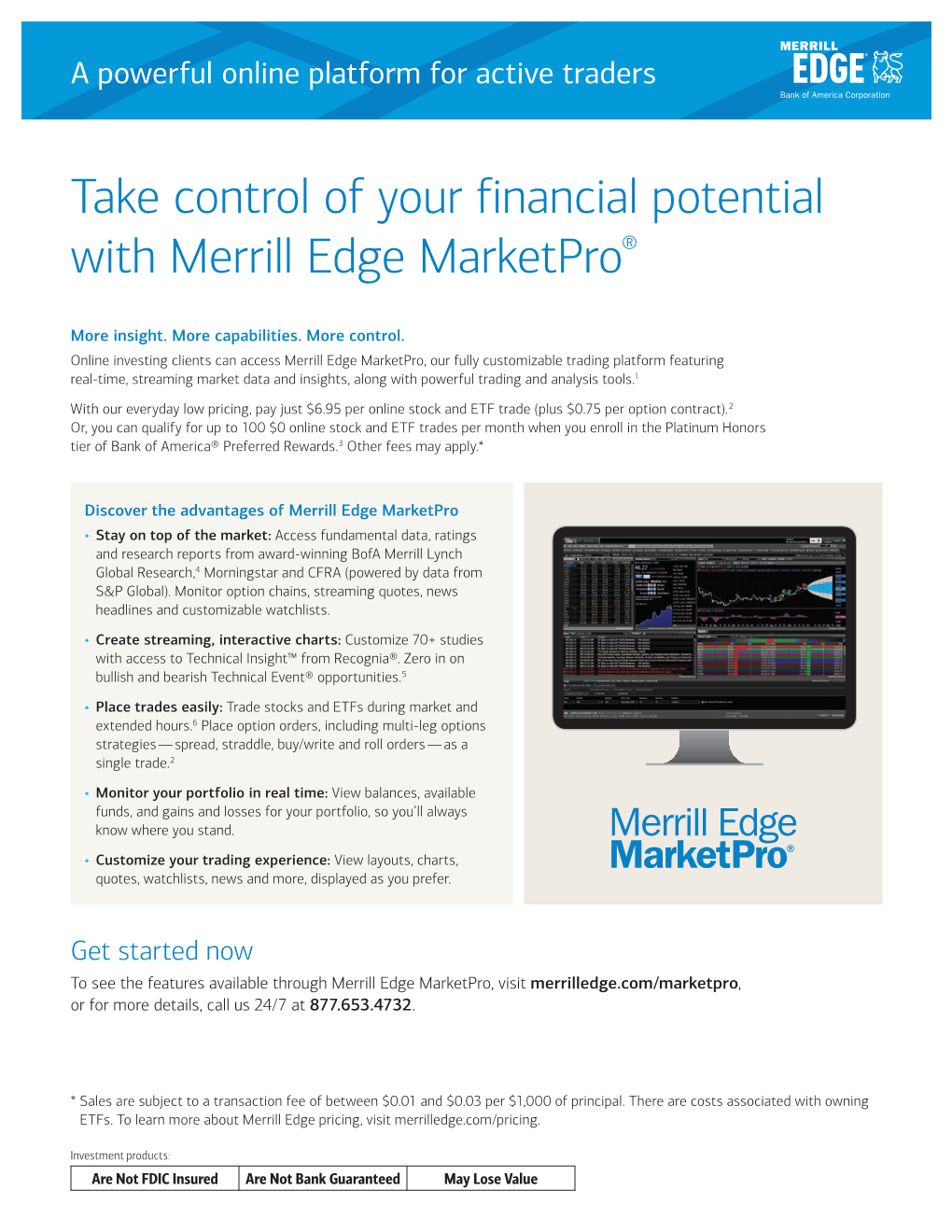 Take Control of Your Financial Potential with Merrill Edge Marketpro®