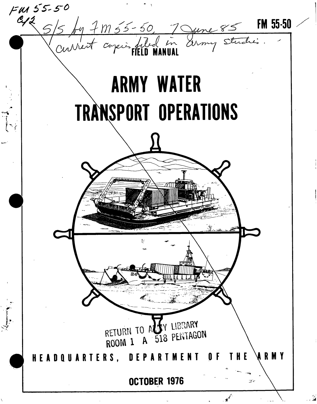 Army Water Operations Sport Tr