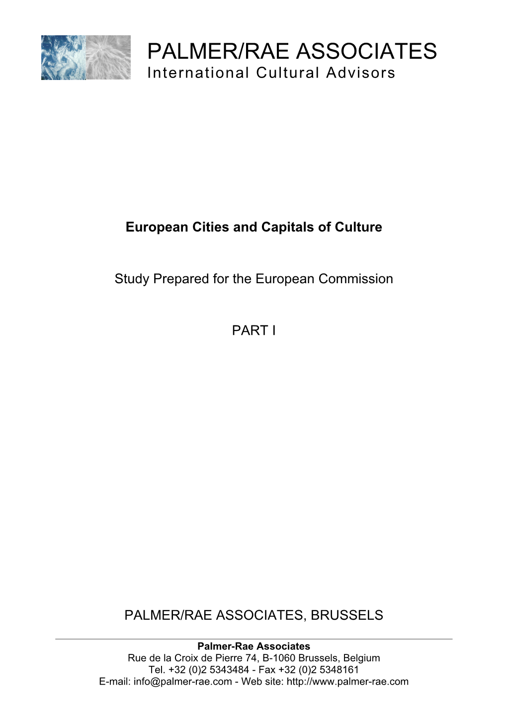 European Cities and Capitals of Culture