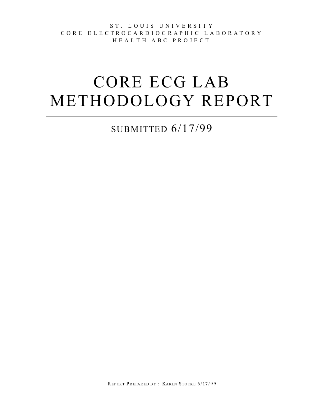 Coreecglab Methodologyreport